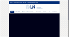 Desktop Screenshot of estanteriaslara.com